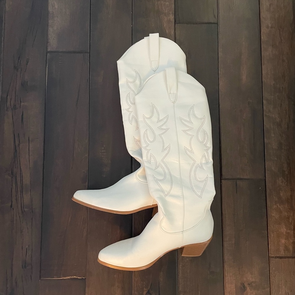 White Cowboy Boots